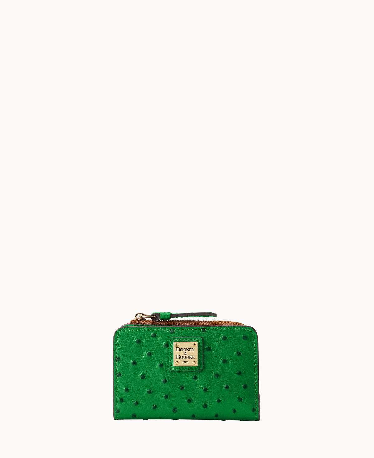 Ostrich Zip Credit Card Wallet 12