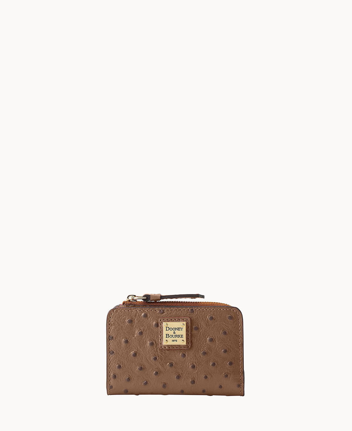 Ostrich Zip Credit Card Wallet 12