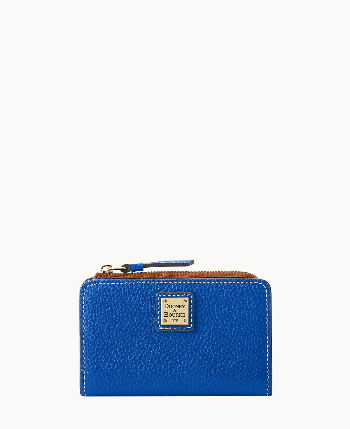 Pebble Grain Zip Credit Card Wallet 14
