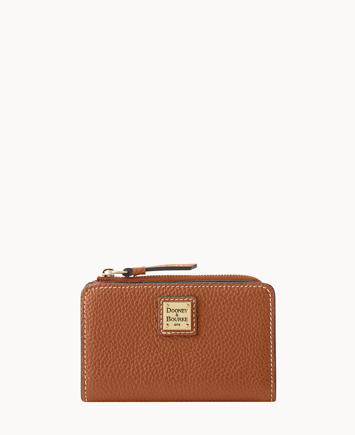 Pebble Grain Zip Credit Card Wallet 14