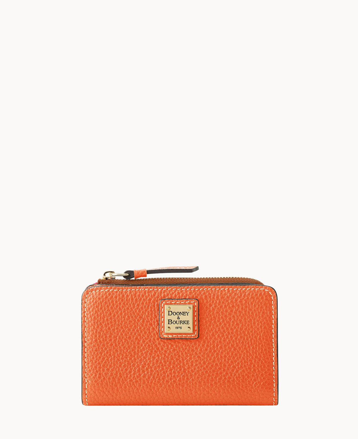 Pebble Grain Zip Credit Card Wallet 14