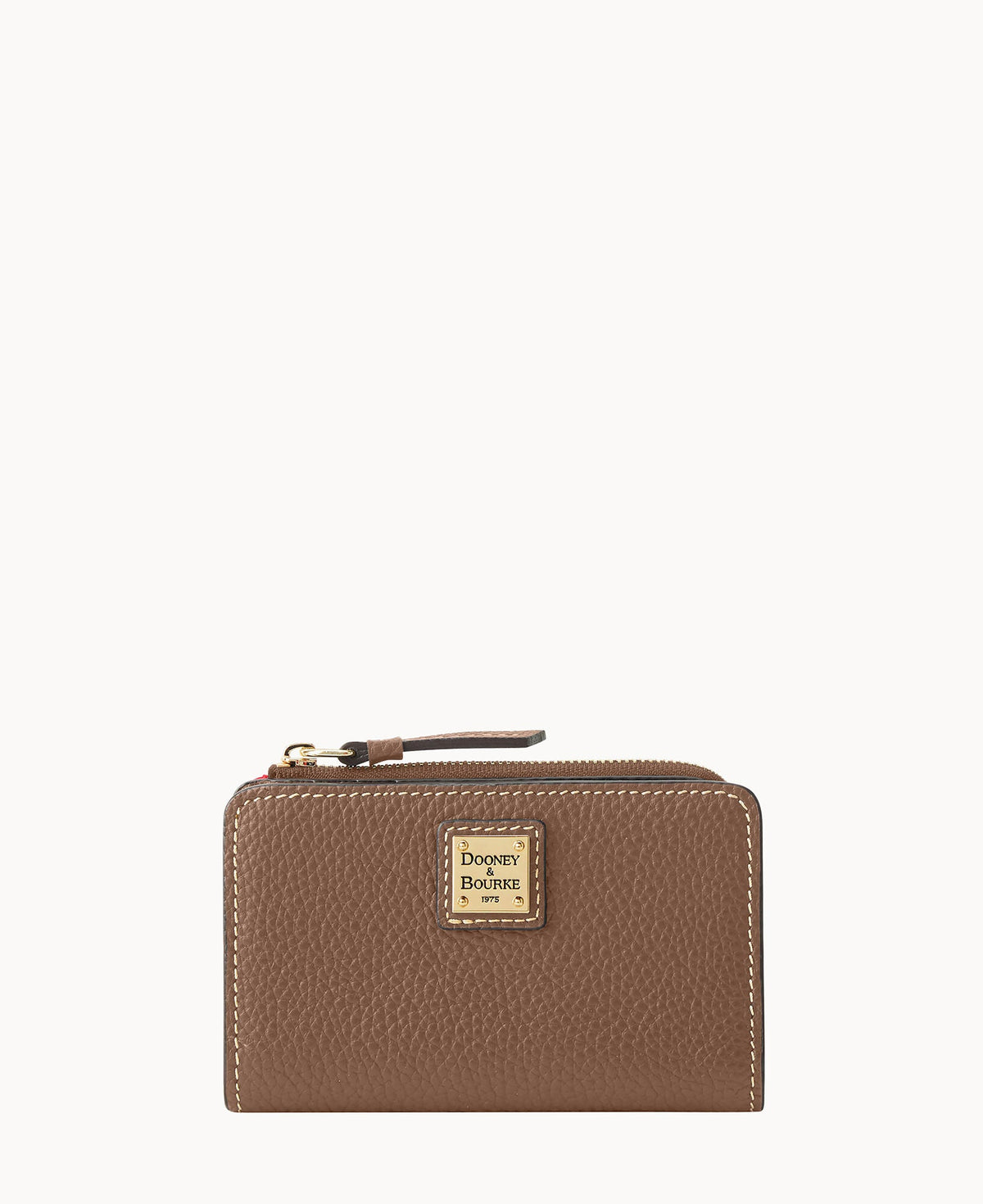 Pebble Grain Zip Credit Card Wallet 14