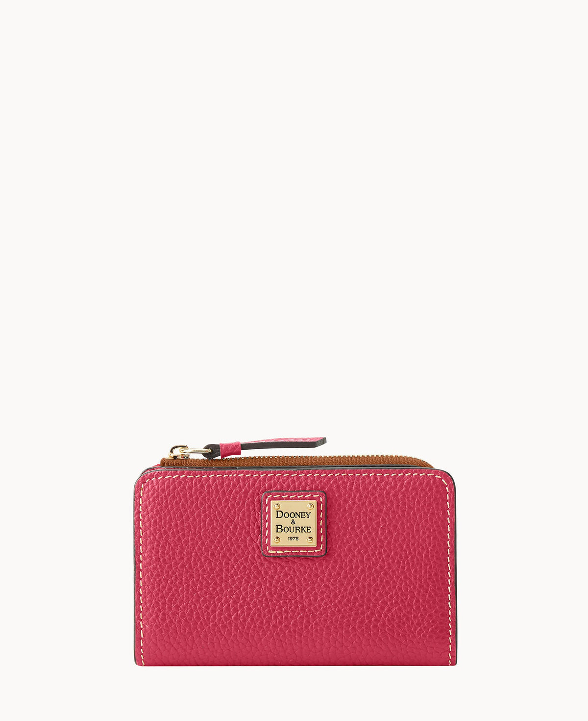 Pebble Grain Zip Credit Card Wallet 14
