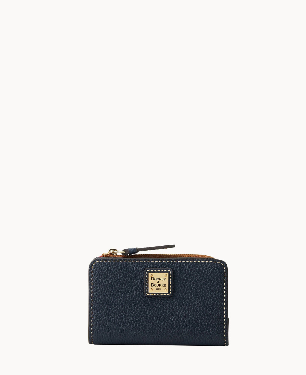 Pebble Grain Zip Credit Card Wallet 14