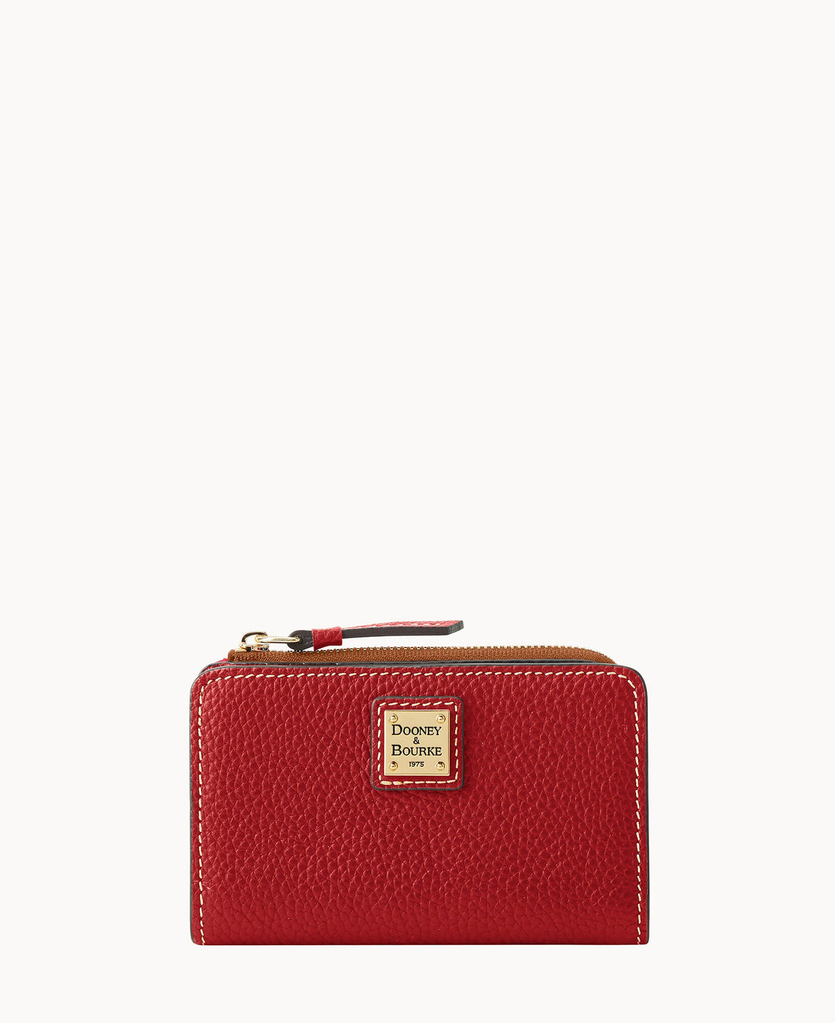 Pebble Grain Zip Credit Card Wallet 14