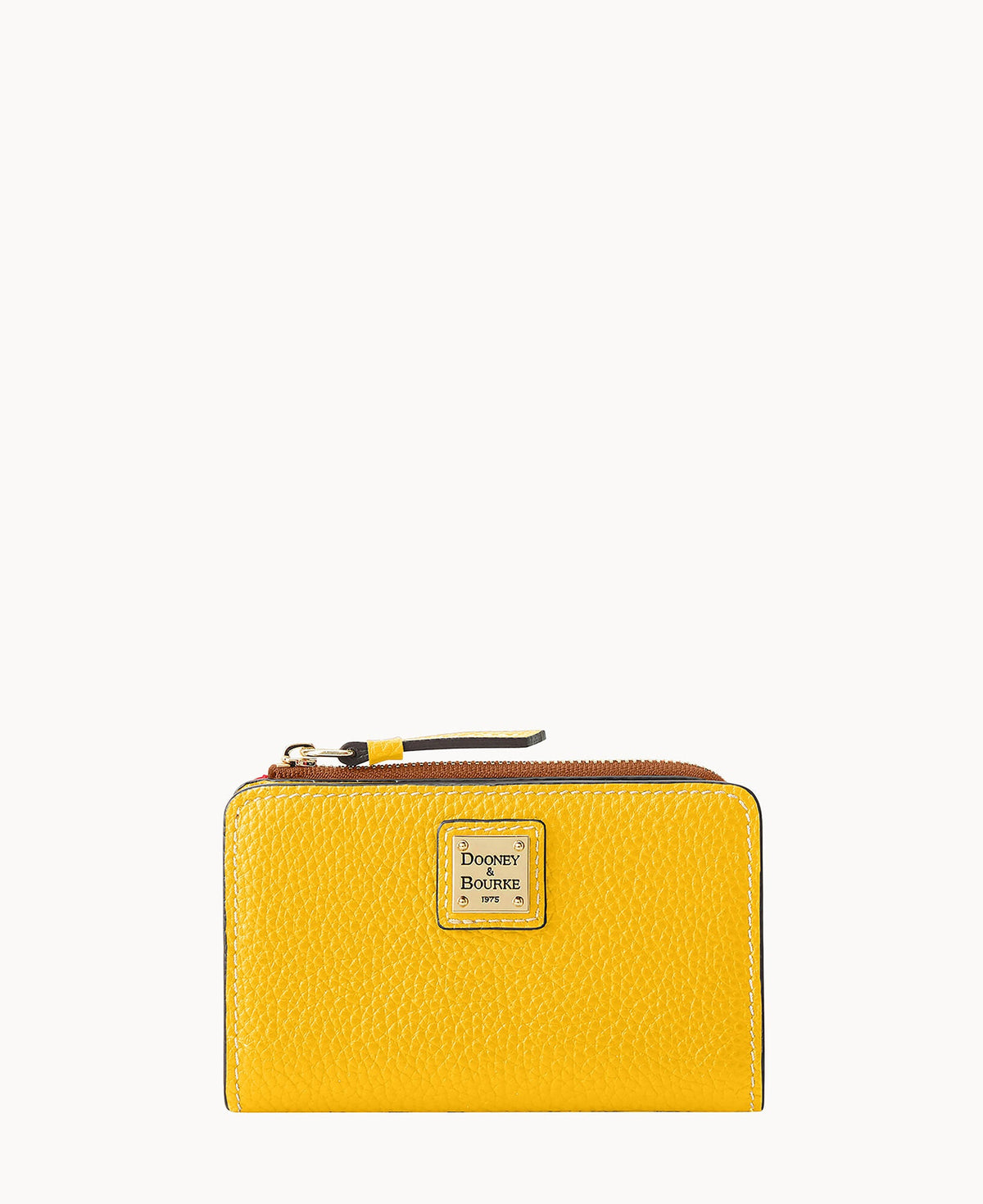 Pebble Grain Zip Credit Card Wallet 14