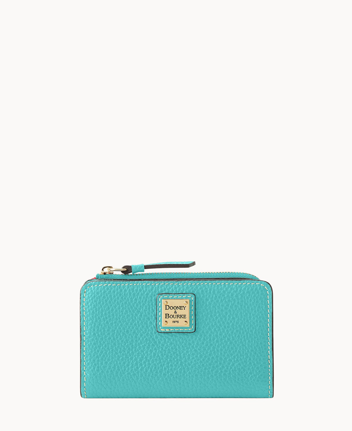 Pebble Grain Zip Credit Card Wallet 14