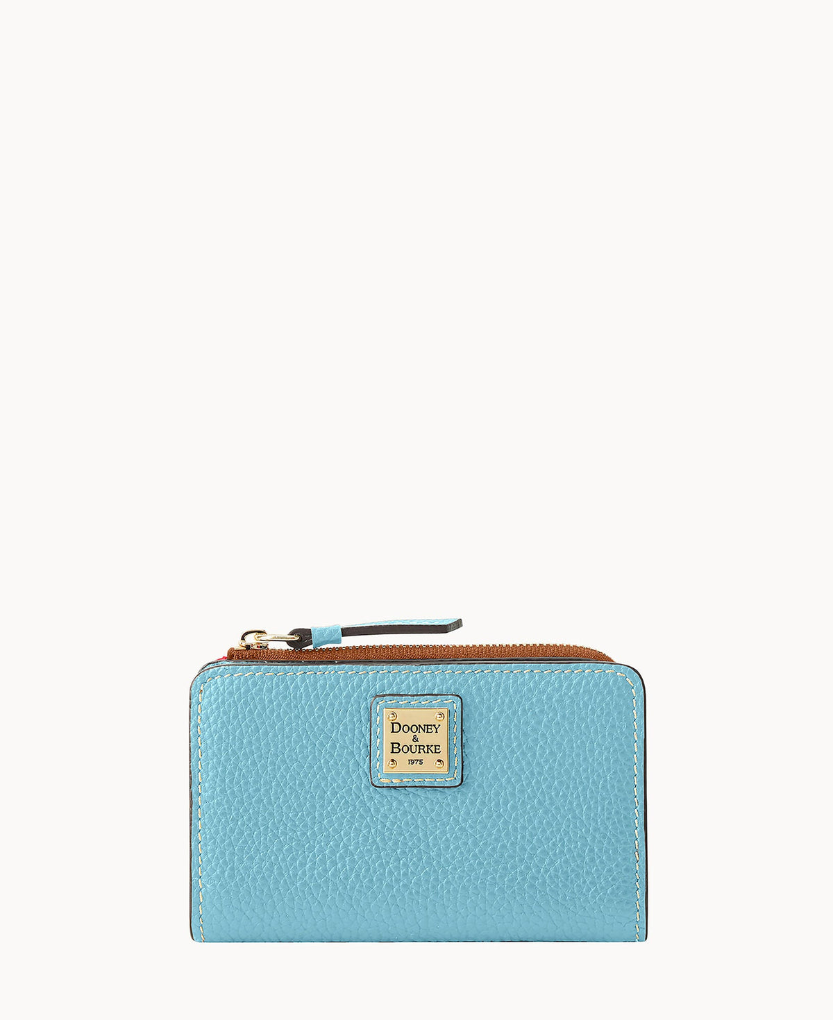 Pebble Grain Zip Credit Card Wallet 14