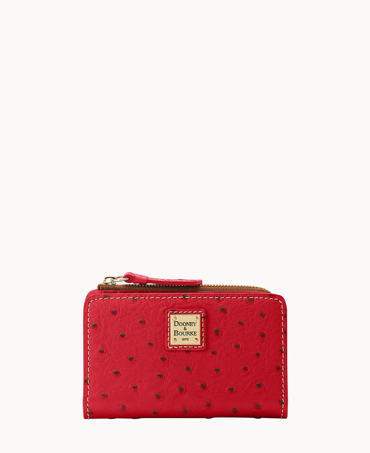 Ostrich Zip Credit Card Wallet 14
