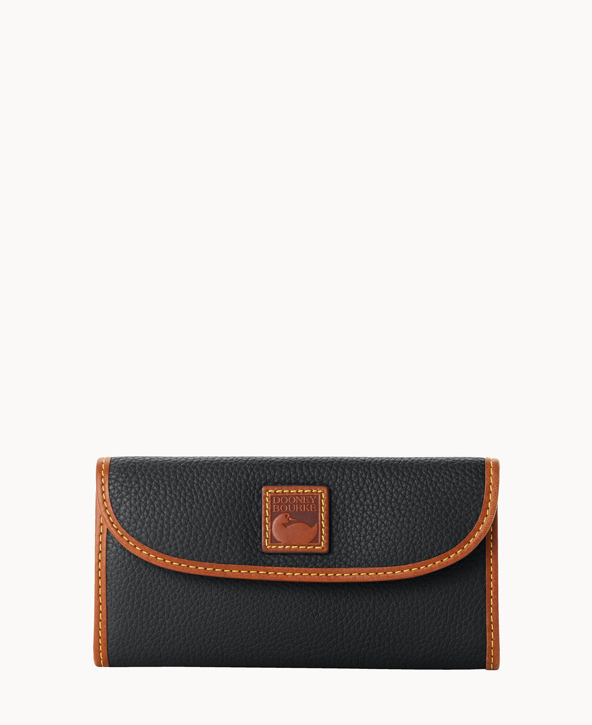 Pebble Grain Continental Clutch