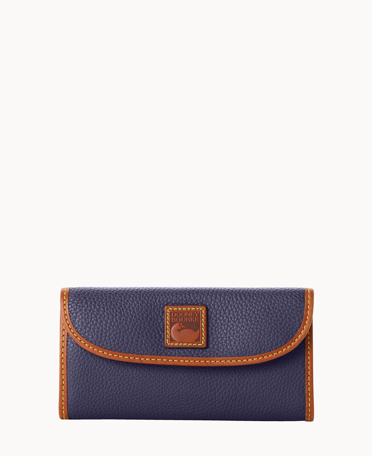 Pebble Grain Continental Clutch