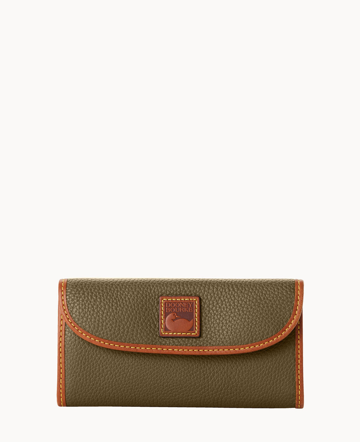 Pebble Grain Continental Clutch
