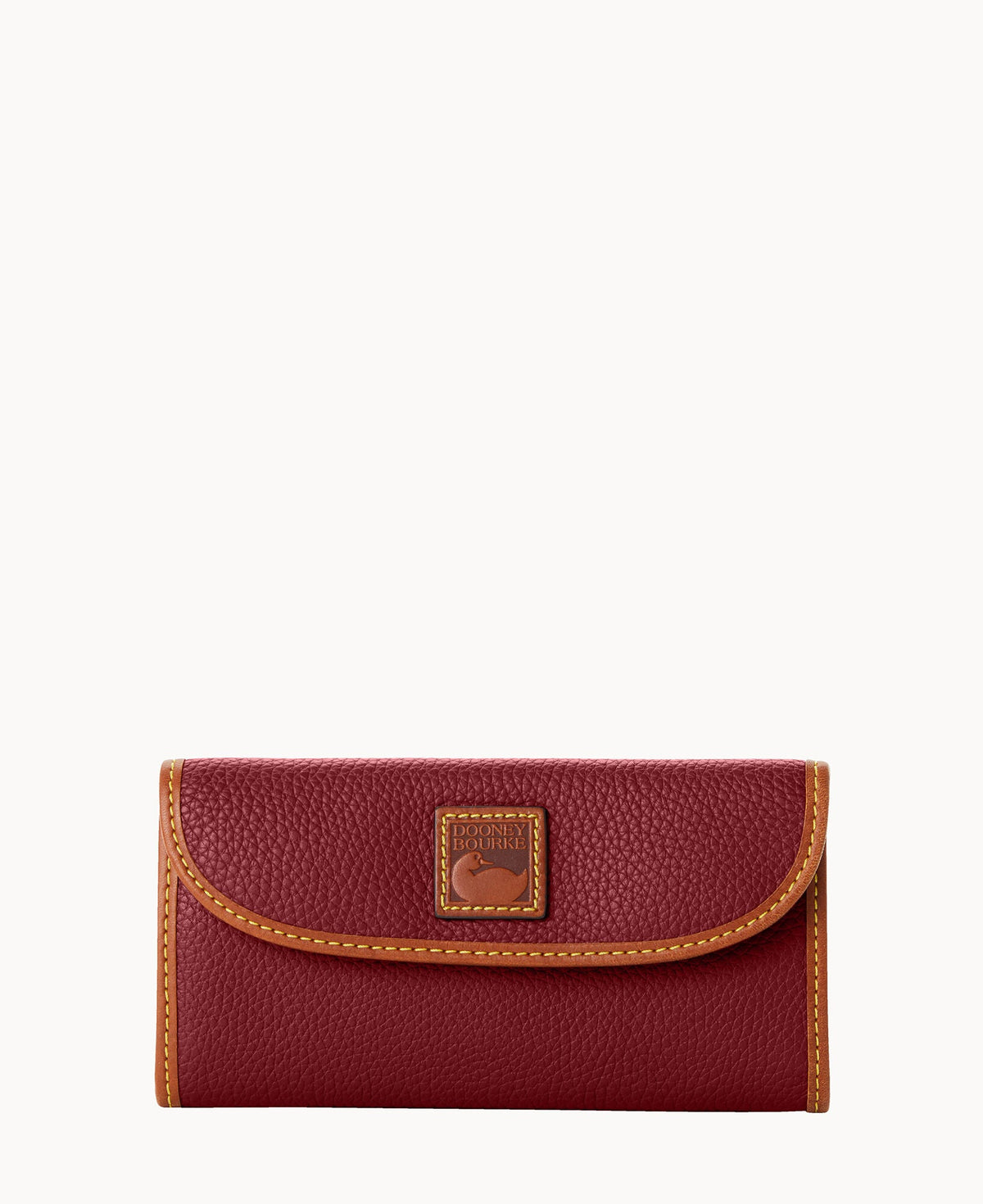 Pebble Grain Continental Clutch