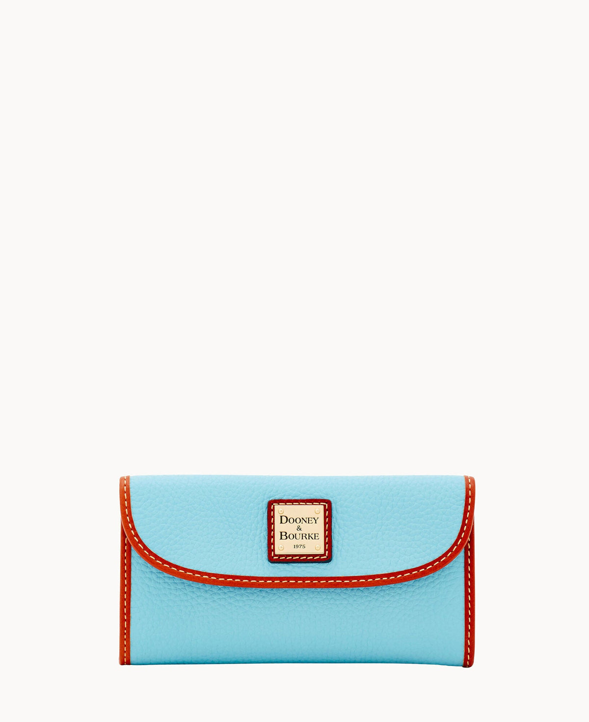 Pebble Grain Continental Clutch