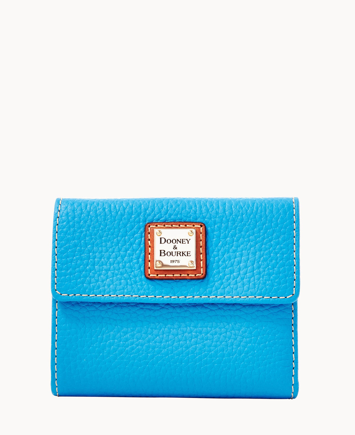 Pebble Grain Small Flap Wallet